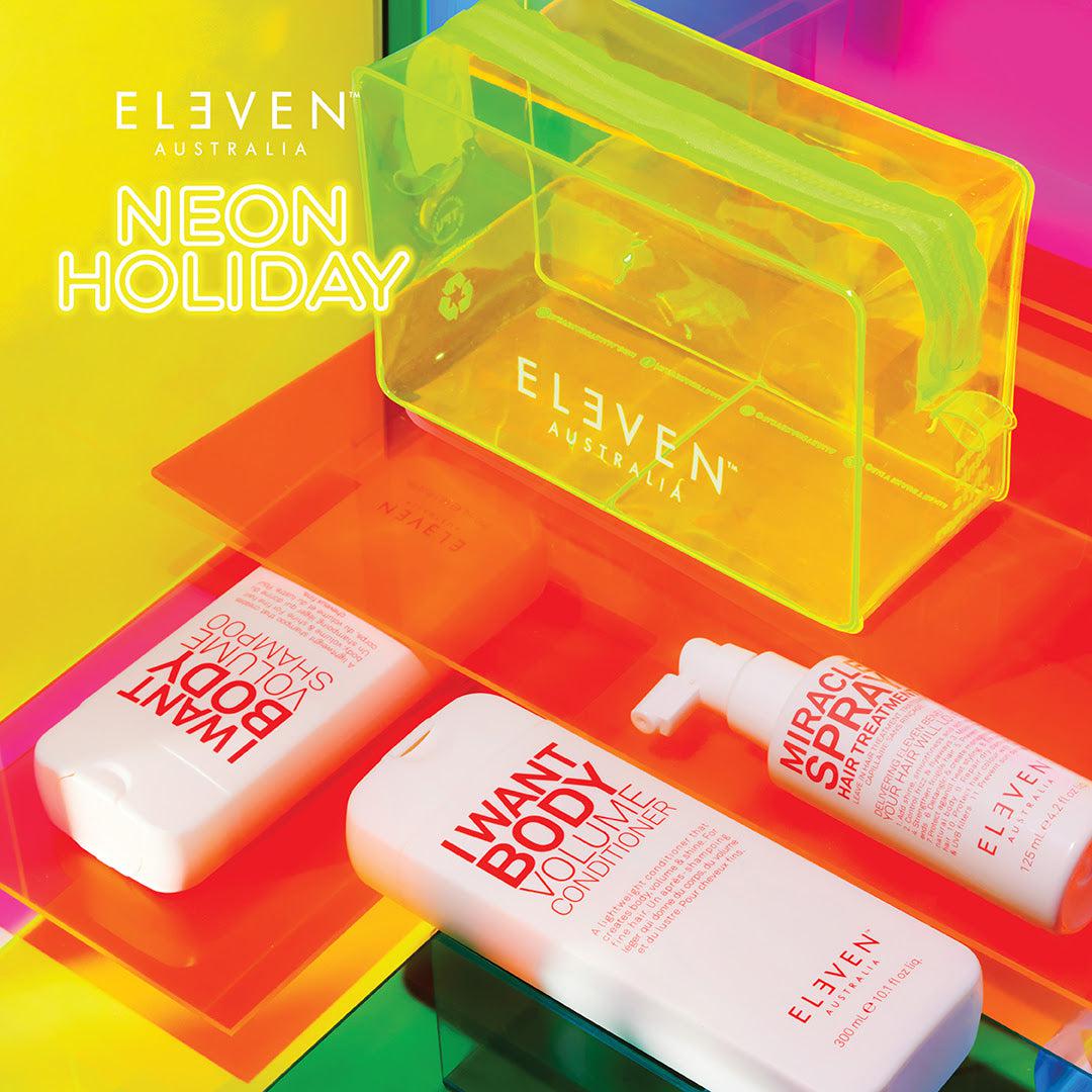 Eleven Australia I Want Body Volume Holiday Neon Bag