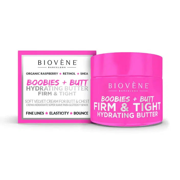 Biovéne Firm & Tight Hydra Butter Soft Velvet Organic Raspberry Cream for Boobies & Butt 50ml