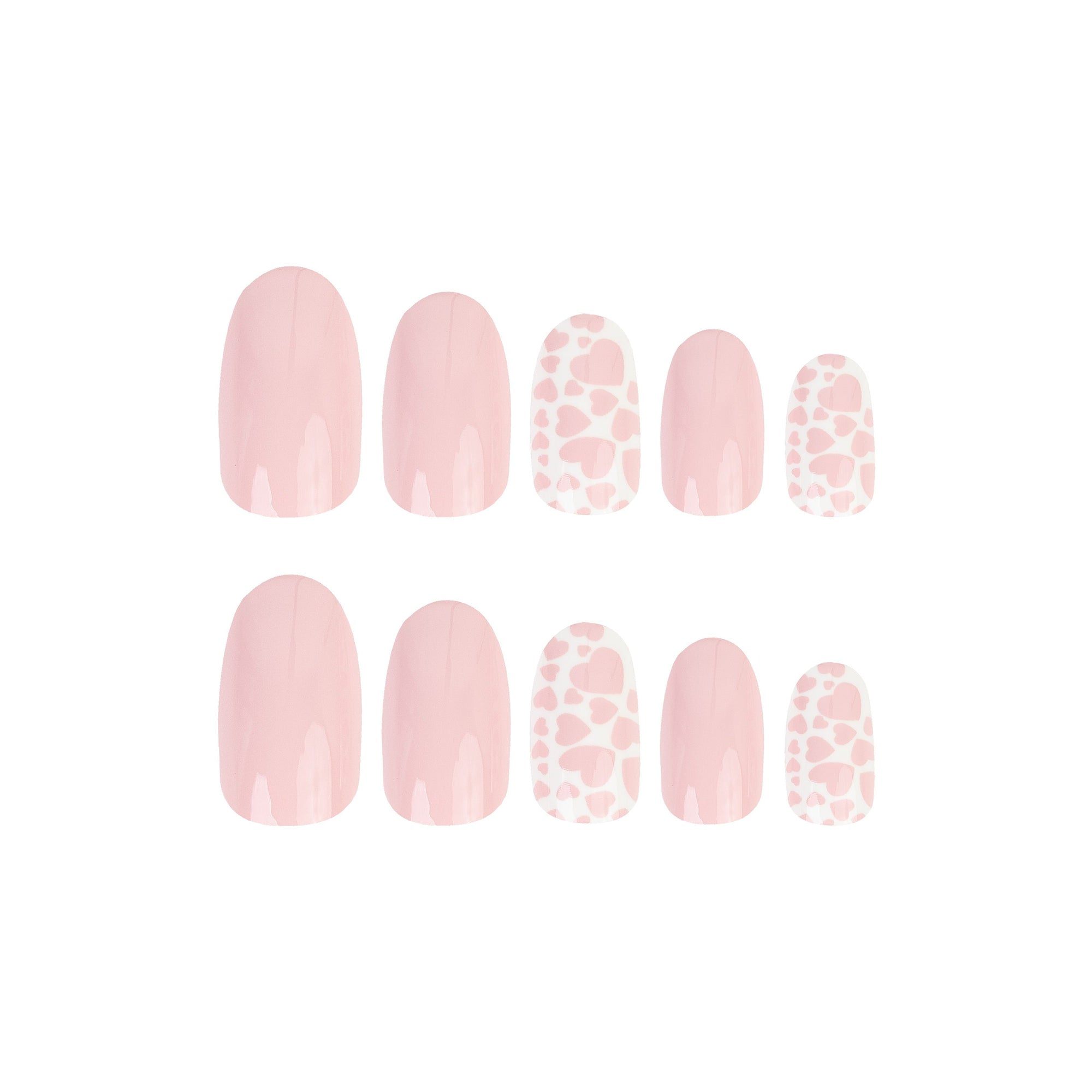 Invogue Valentines Oval Nails Adore You