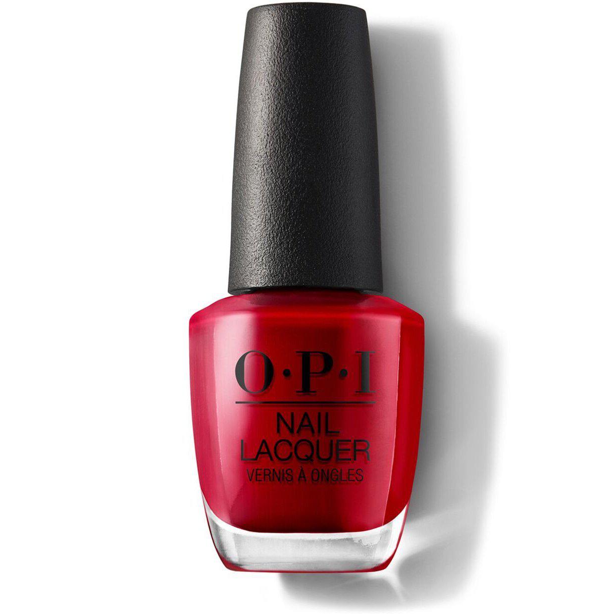 OPI nail lacquer Red Hot Rio