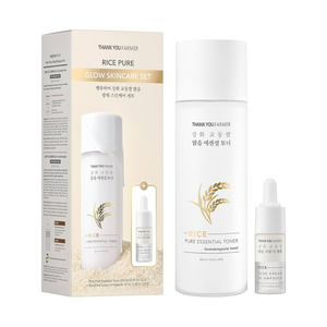 Thank You Farmer Rice Pure Glow Skincare Gjafasett