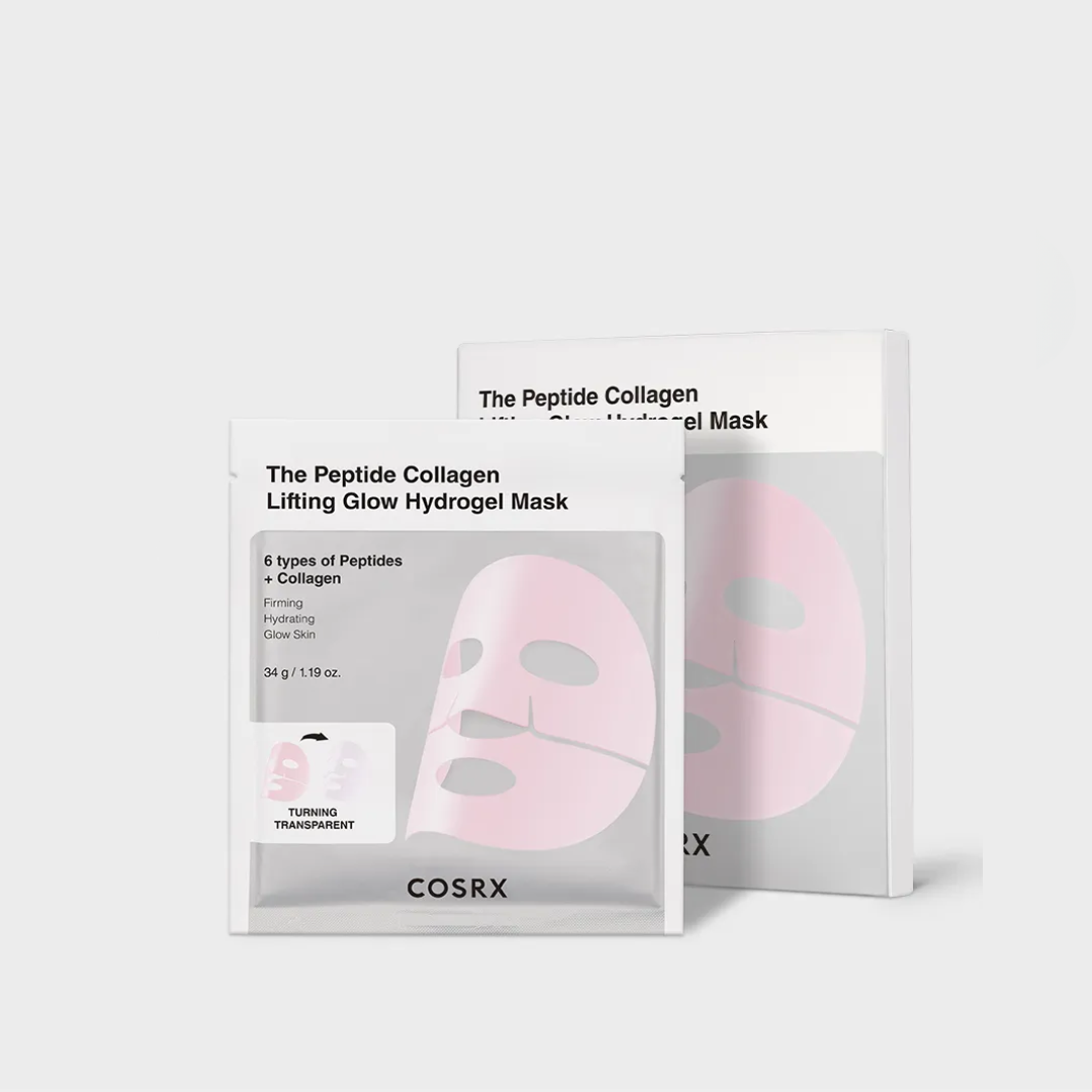 Cosrx The Peptide Collagen Lifting Glow Hydrogel Mask 3stk