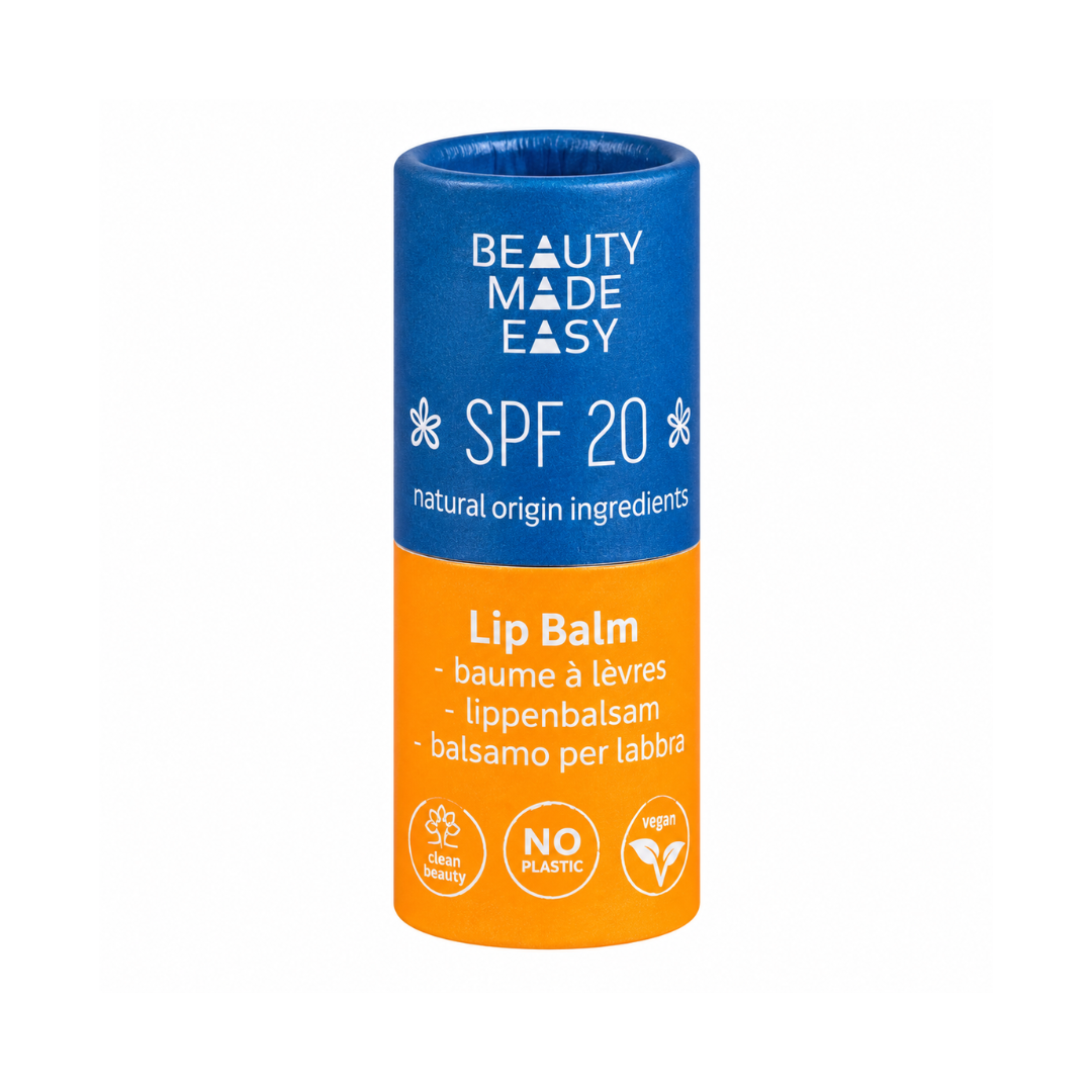 Beauty Made Easy Paper Tube Lip Balm SPF20