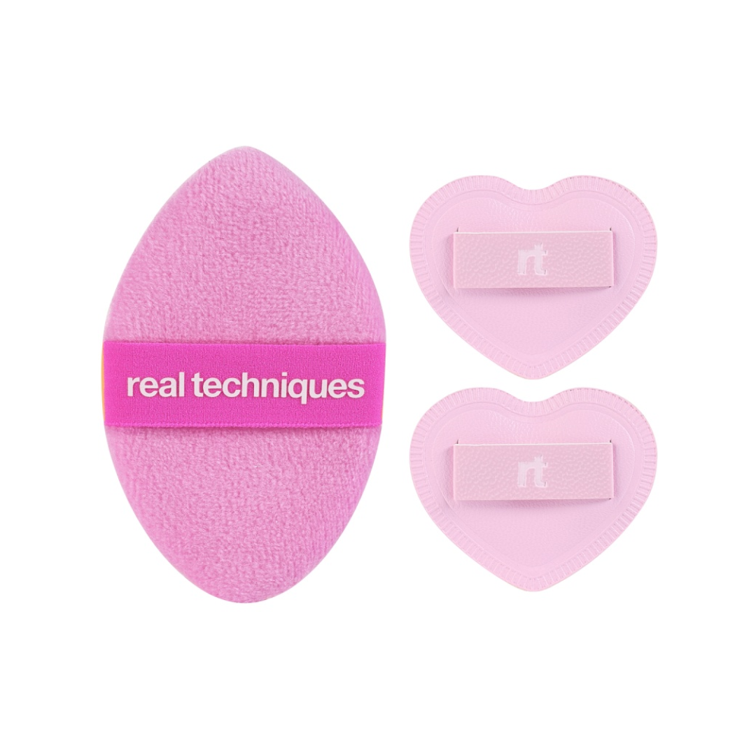 Real Techniques Sweet Tooth Candy Hearts Powder Puff Gjafasett