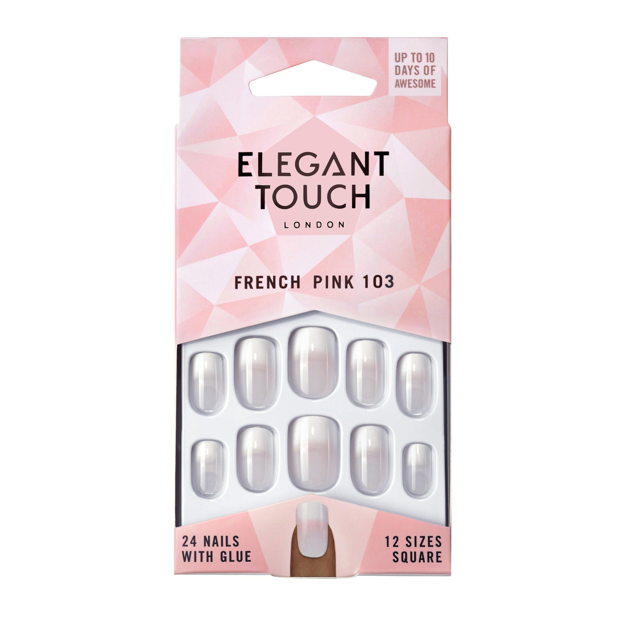 40% afsláttur! Elegant Touch Natural French Nails