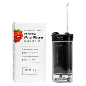 Whites Portable Water Flosser Black