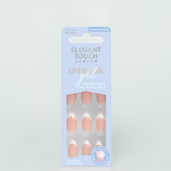 Elegant Touch Insta Gel Pre Glued French 193