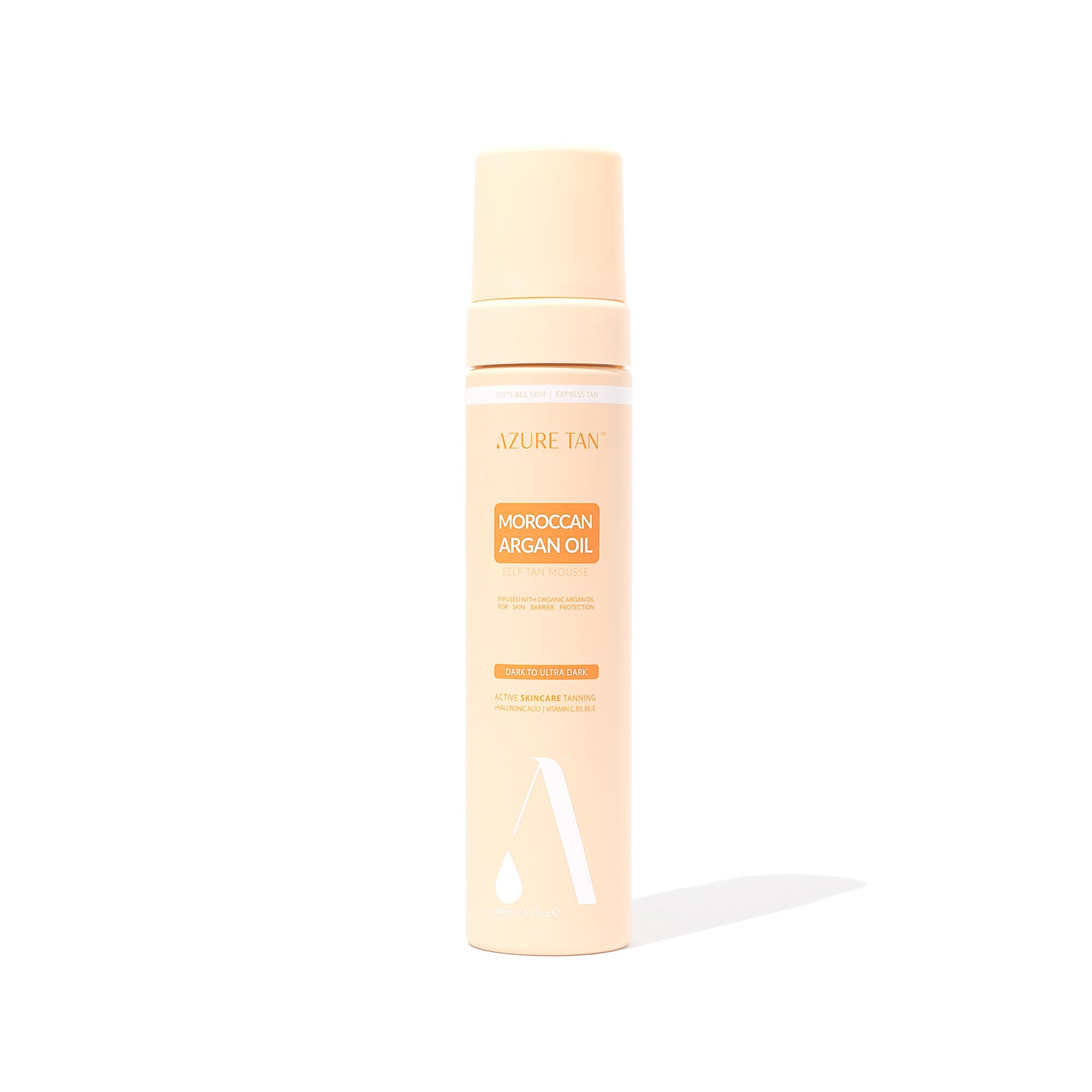 Azure Tan Self Tan Mousse Moroccan Argan Oil 200ml