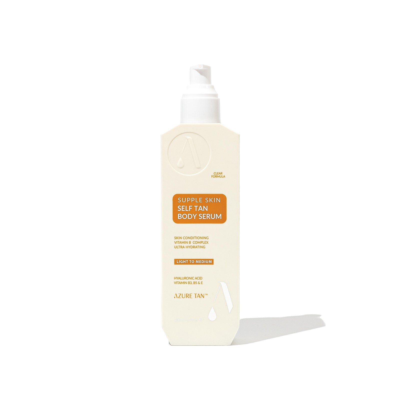 Azure Tan Tanning Serum Light Medium 200ml