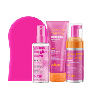 B.Tan Glow Your Own Way Gjafasett