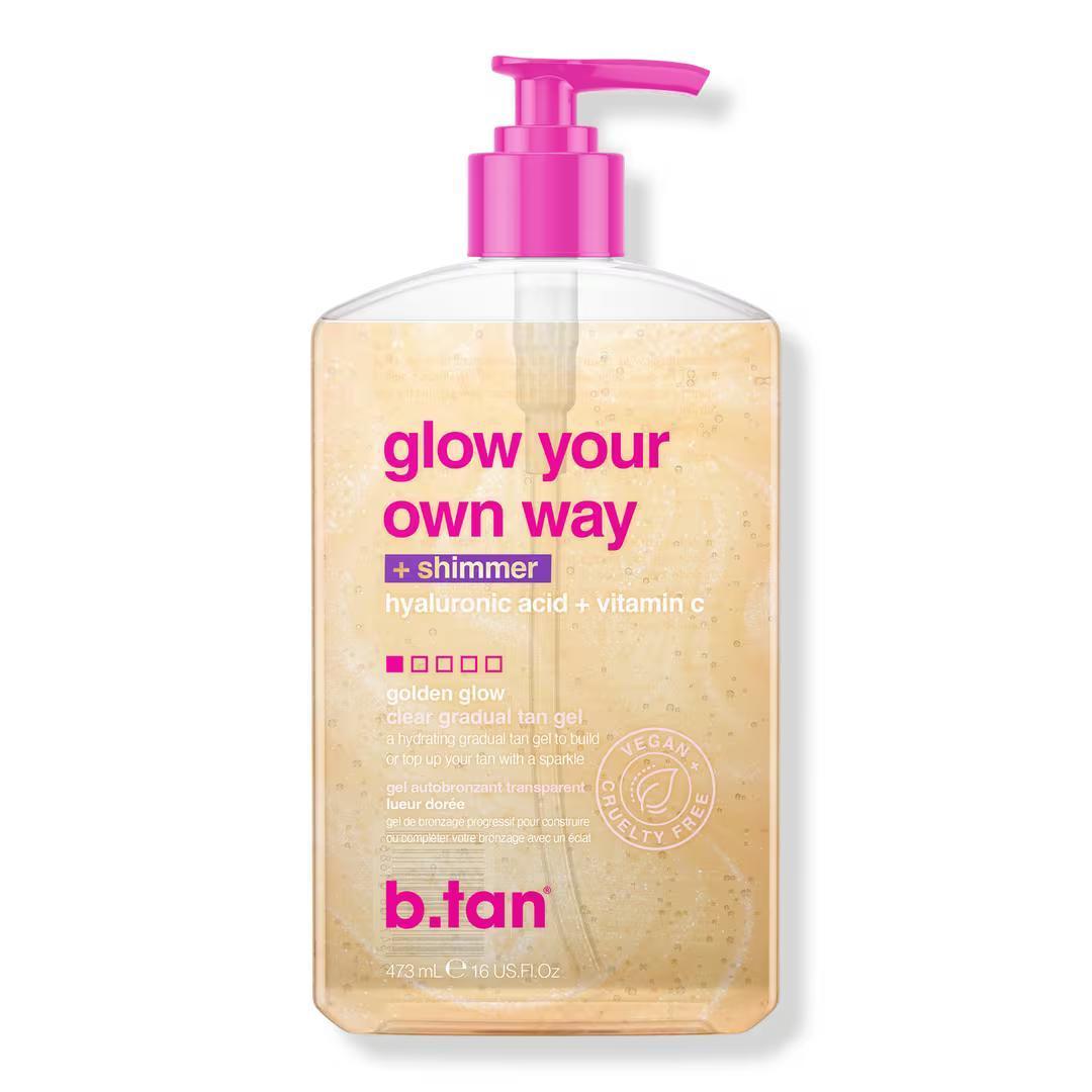 B.Tan Glow Your Own Way Shimmer Gel 473ml