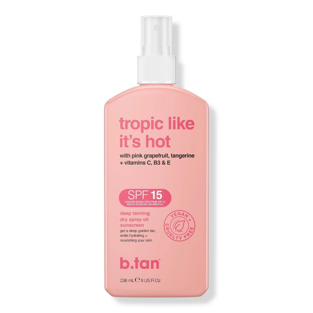 B.Tan Tropic Like It's Hot SPF 15 Tanning Oil 236ml
