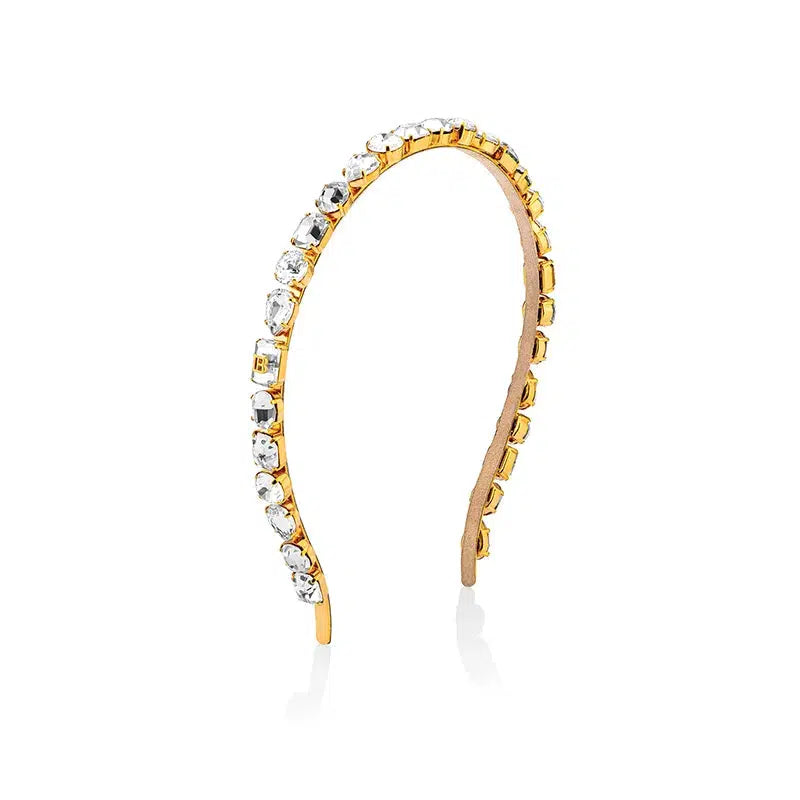 Balmain Eclat Headband Small Silver Gold