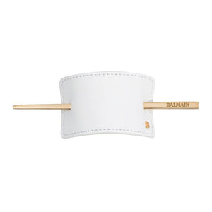 Balmain Hair Barrette Leather