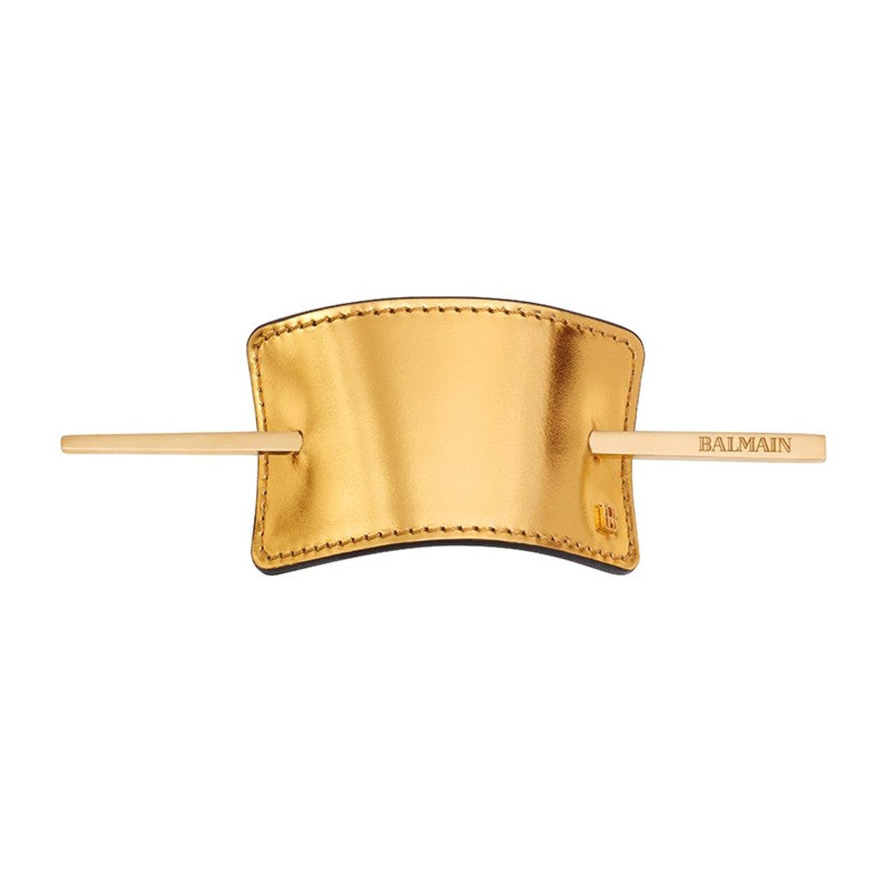 Balmain Hair Barrette Leather