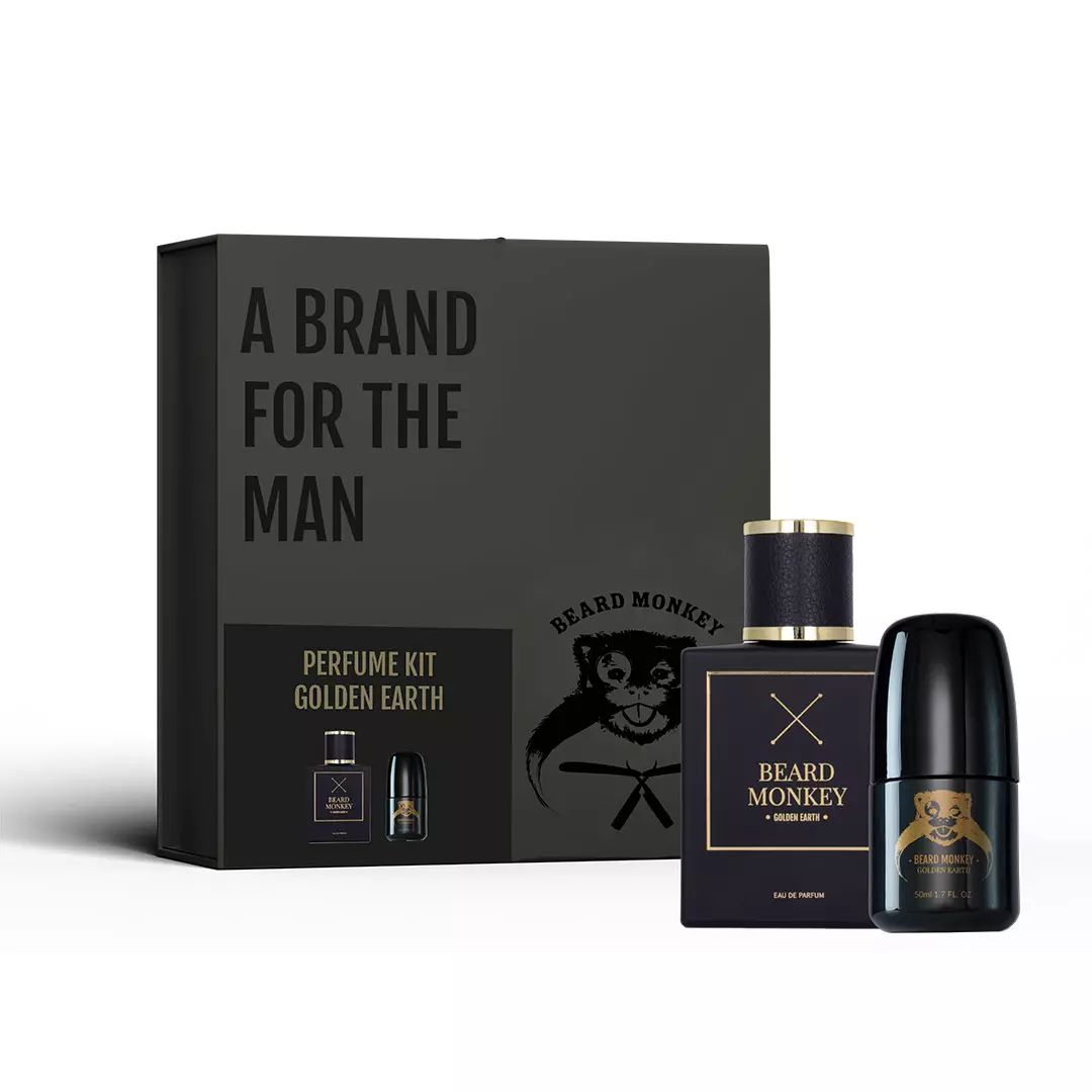 Beard Monkey Perfume Golden Earth Gjafasett