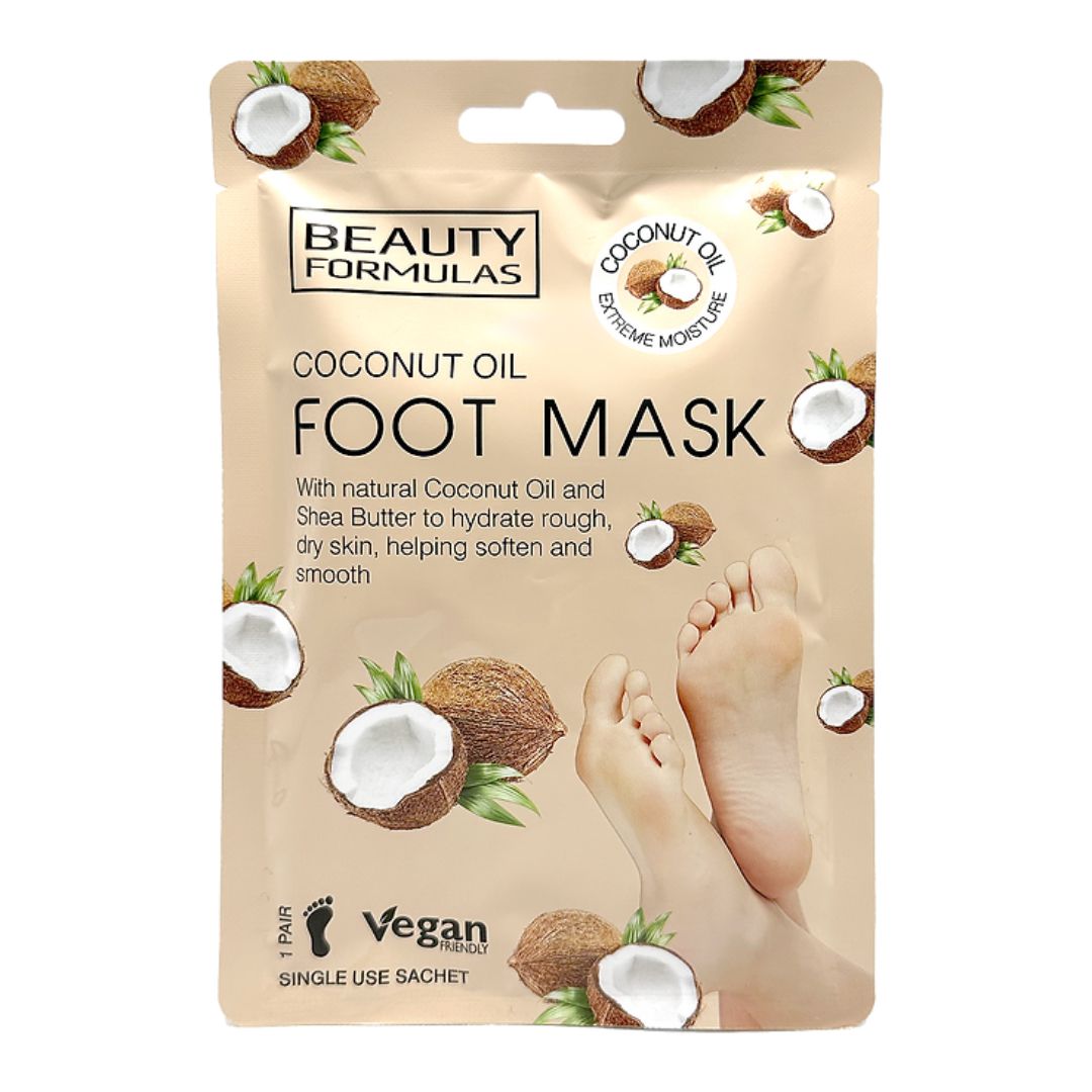 Beauty Formulas Coconut Oil Foot Mask