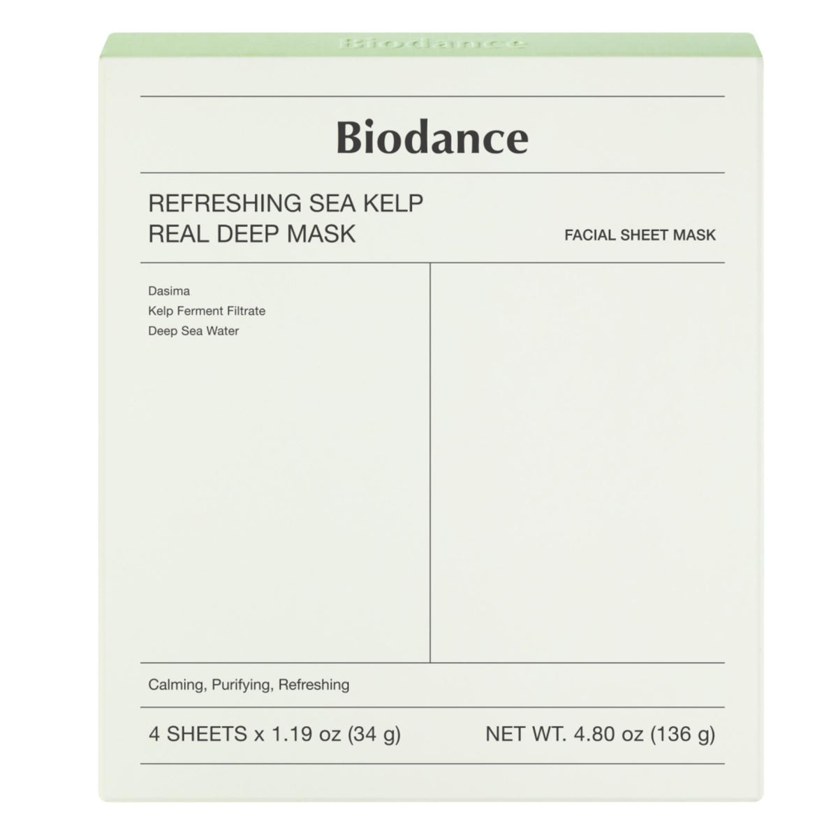 Biodance Refreshing Sea Kelp Real Deep Mask