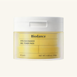 Biodance Vita Niacinamide Gel Toner Pads 60 stk