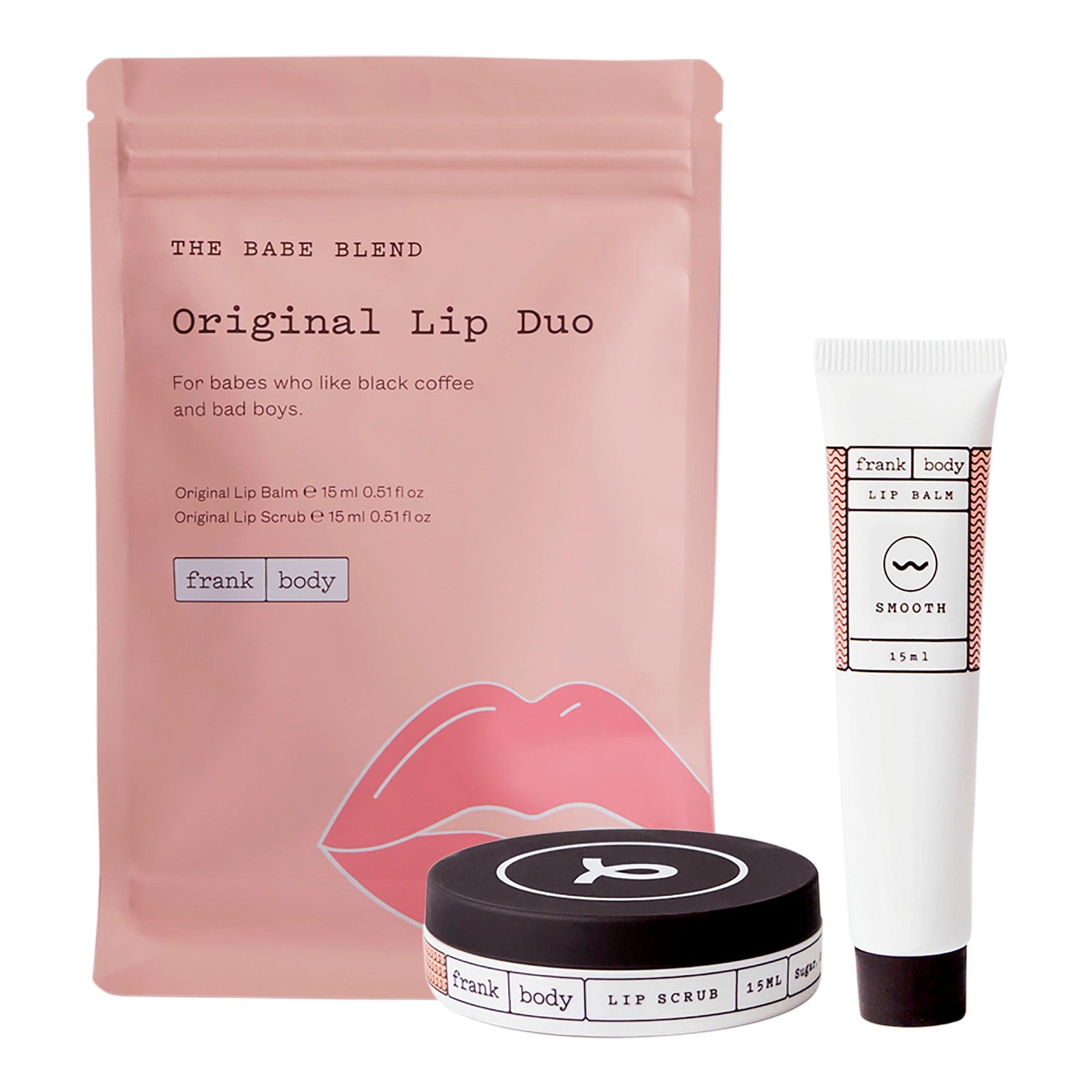 Black Friday Frank Body Original Lip Duo