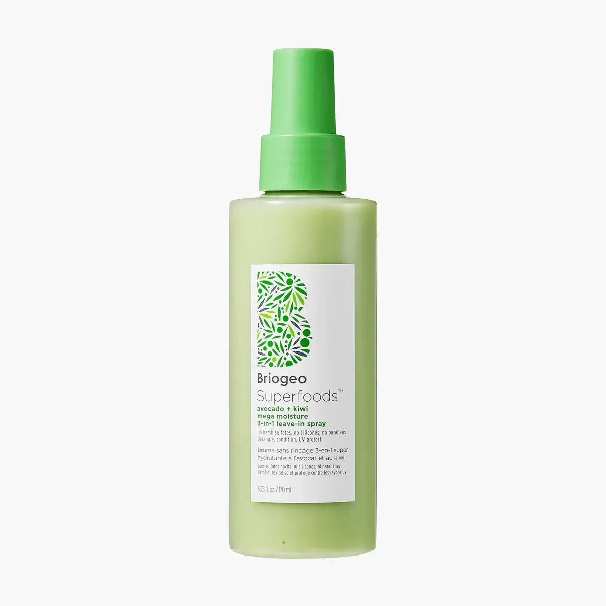 Briogeo Superfoods Avocado + Kiwi Mega Moisture 3 In 1 Leave In Spray 170ml