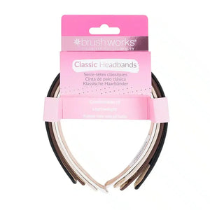Brush Works Classic Headbands 4stk