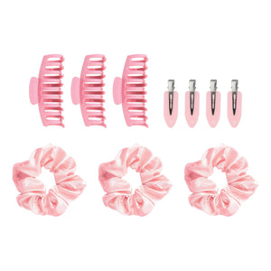 Brush Works Complete Hair Clip & Scrunchie Gjafasett