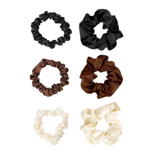 Brush Works Everyday Satin Scrunchie Gjafasett