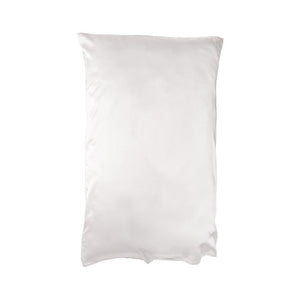 Brush Works Luxe Satin Pillowcase White