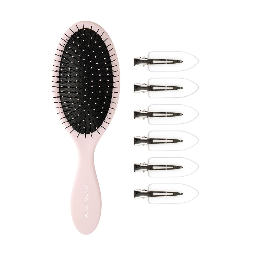 Brush Works Luxury Pink Hair Styling Set