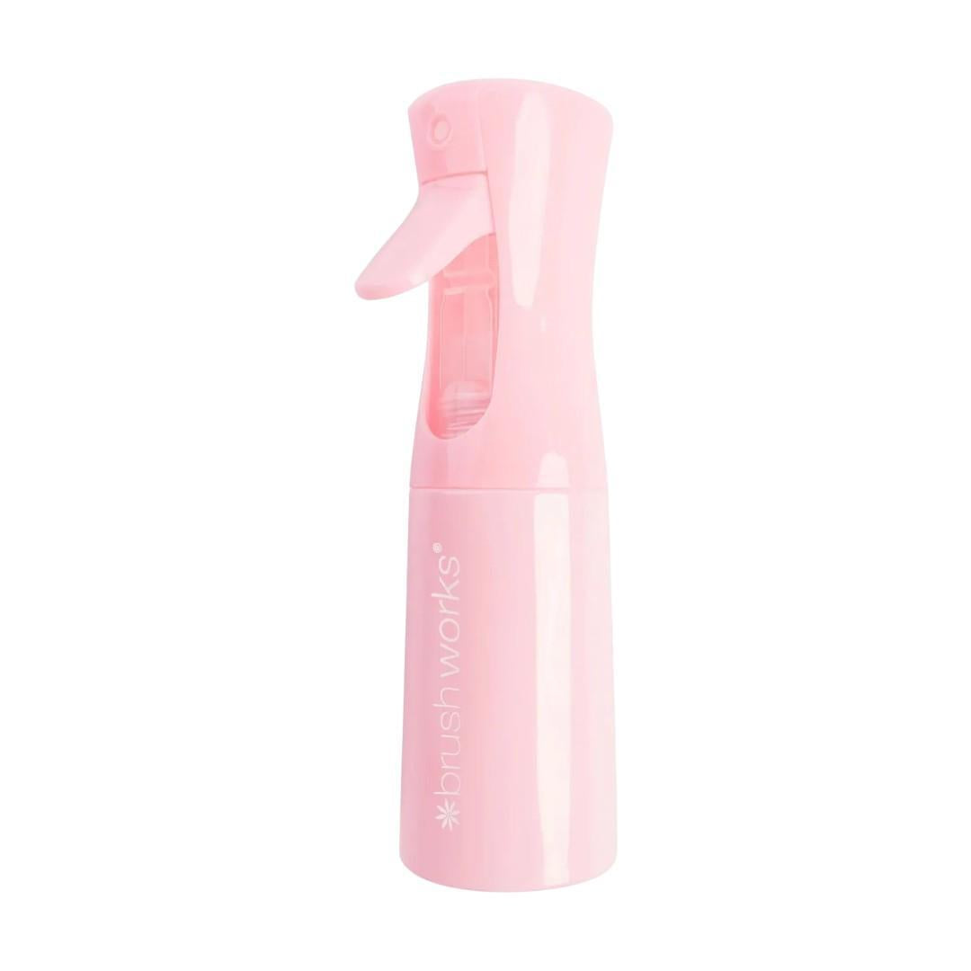 Brush Works Pink Continuous Mist Spray Bottle