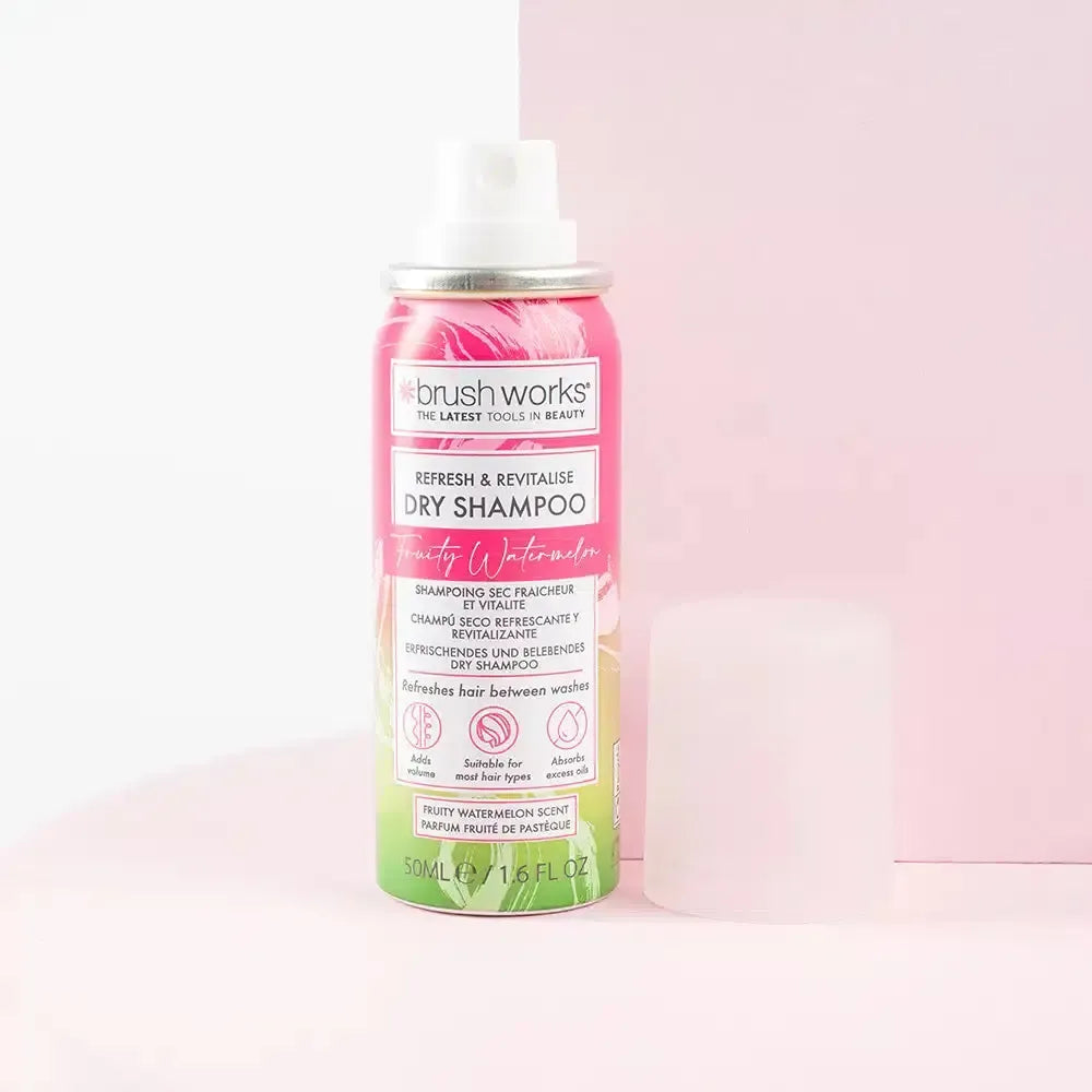 Brush Works Refresh & Revitalise Fruity Watermelon Dry Shampoo 50ml