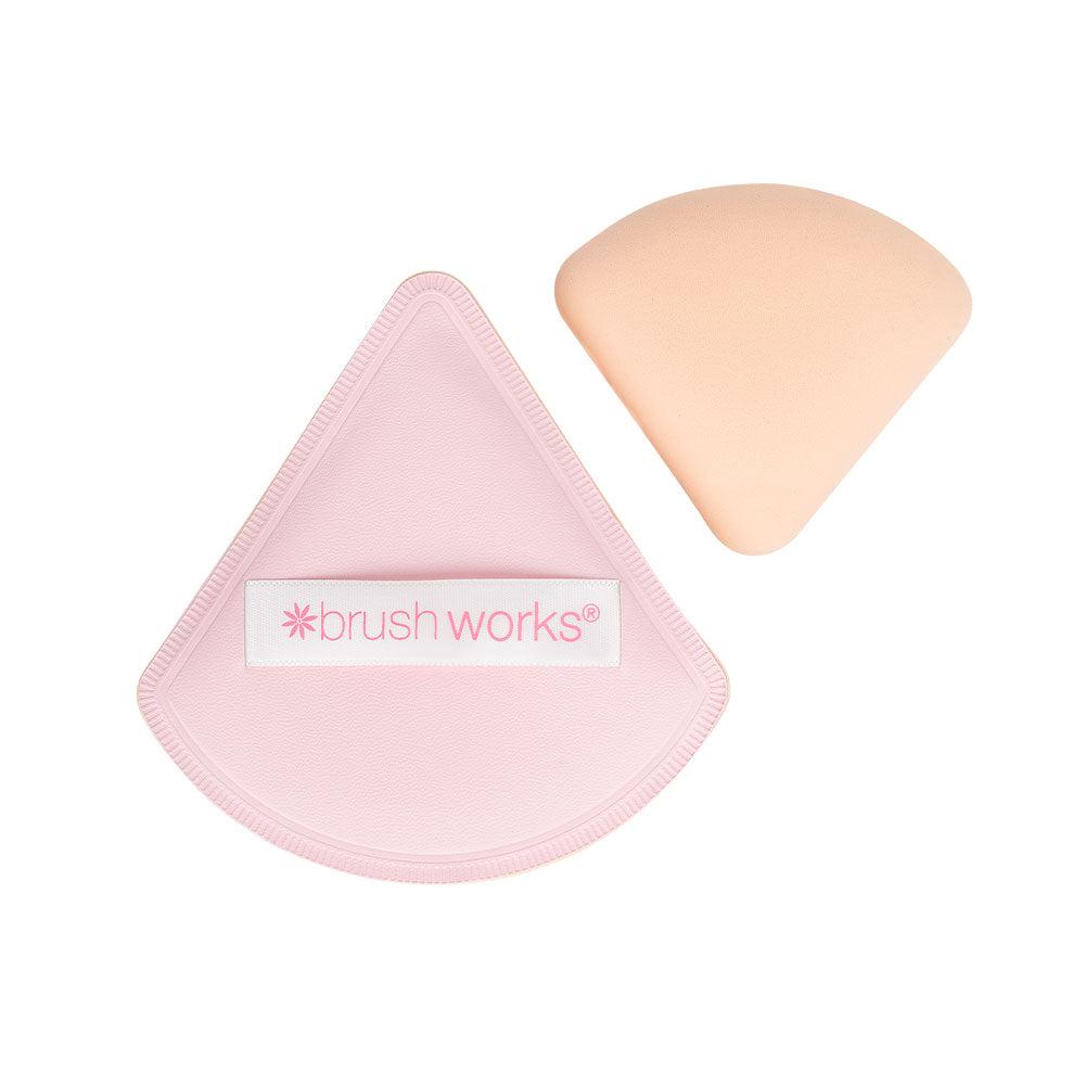 Brush Works Triangular Pillow Puff Duo