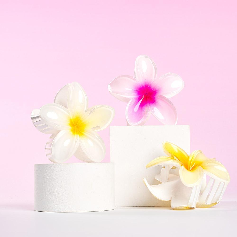 Brush Works Tropical Flower Claw Clips 3stk