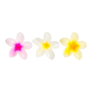 Brush Works Tropical Flower Claw Clips 3stk