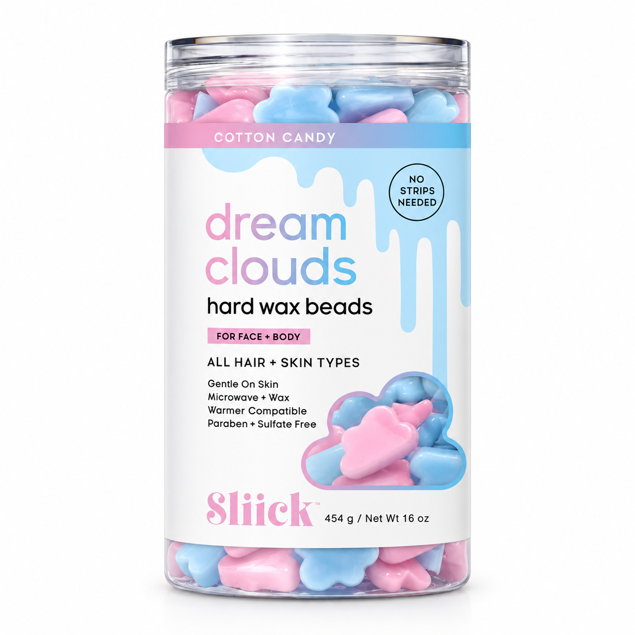 Sliick Hard Wax Beads Dream Clouds 454g