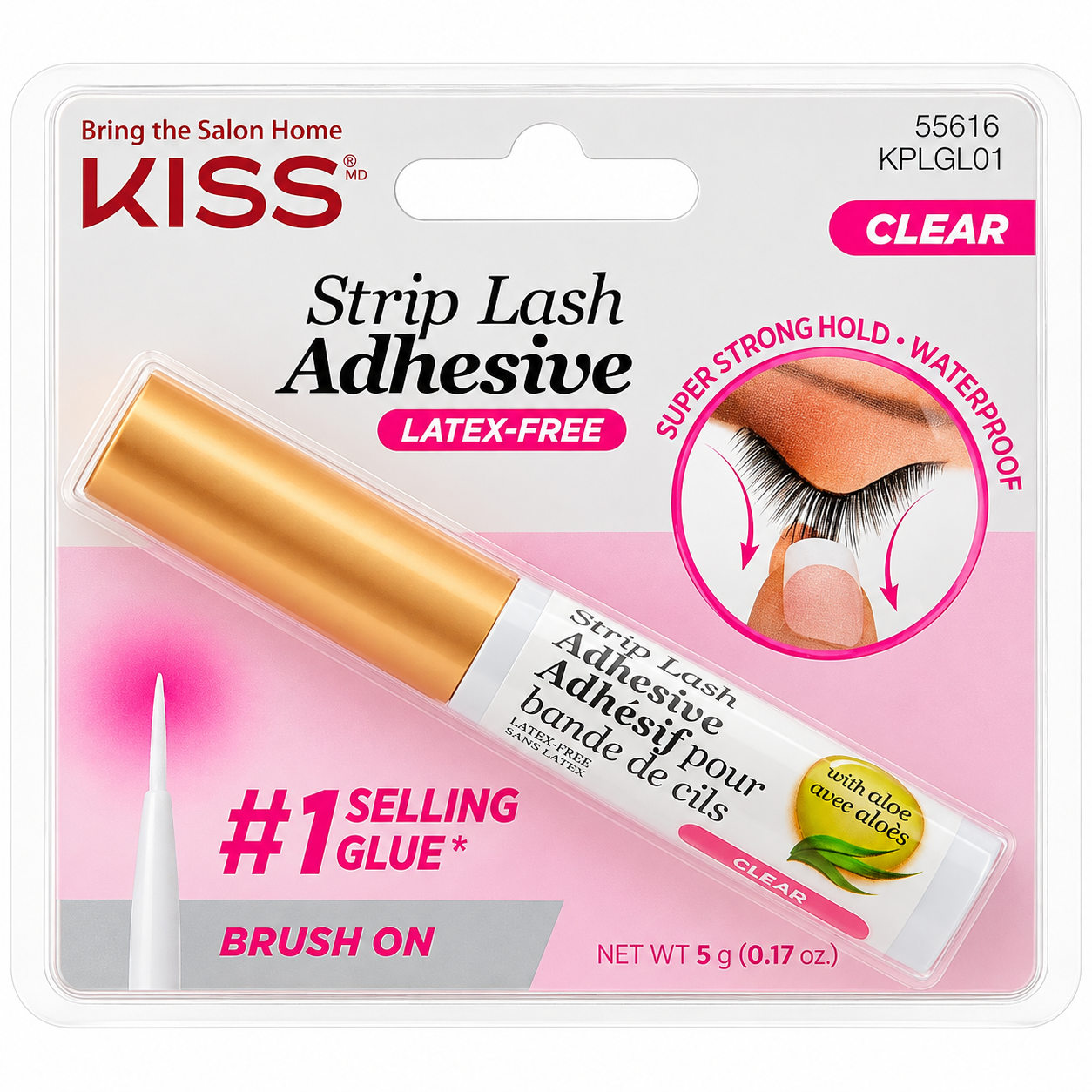Kiss Strip Eyelash Adhesive Clear