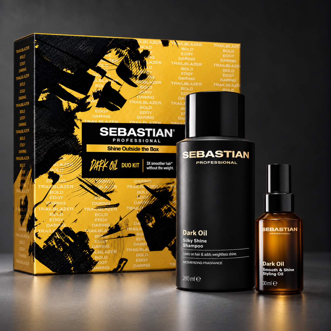 Sebastian Dark Oil Gjafasett