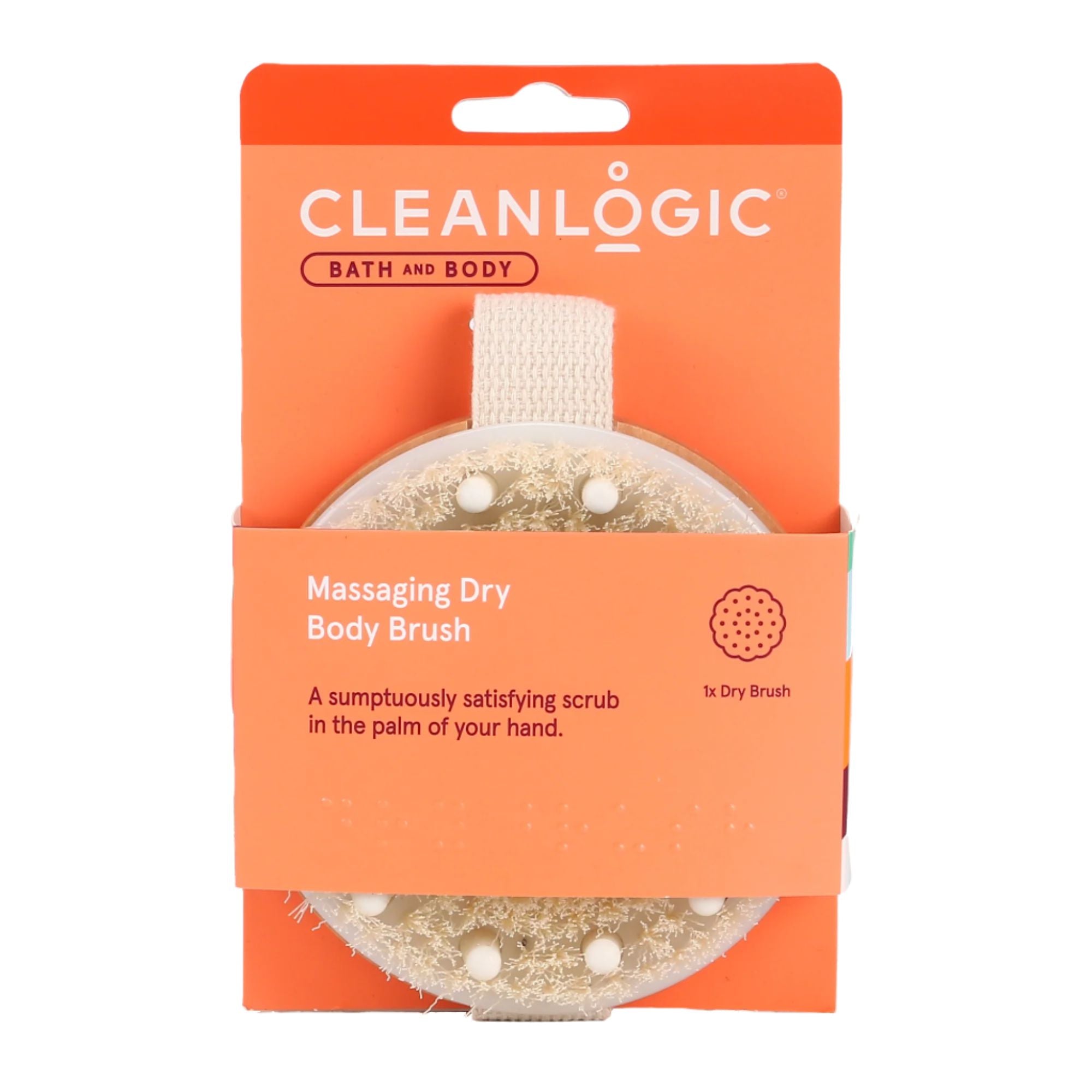 Cleanlogic Massaging Dry Body Brush