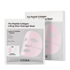 Cosrx The Peptide Collagen Lifting Glow Hydrogel Mask 3stk