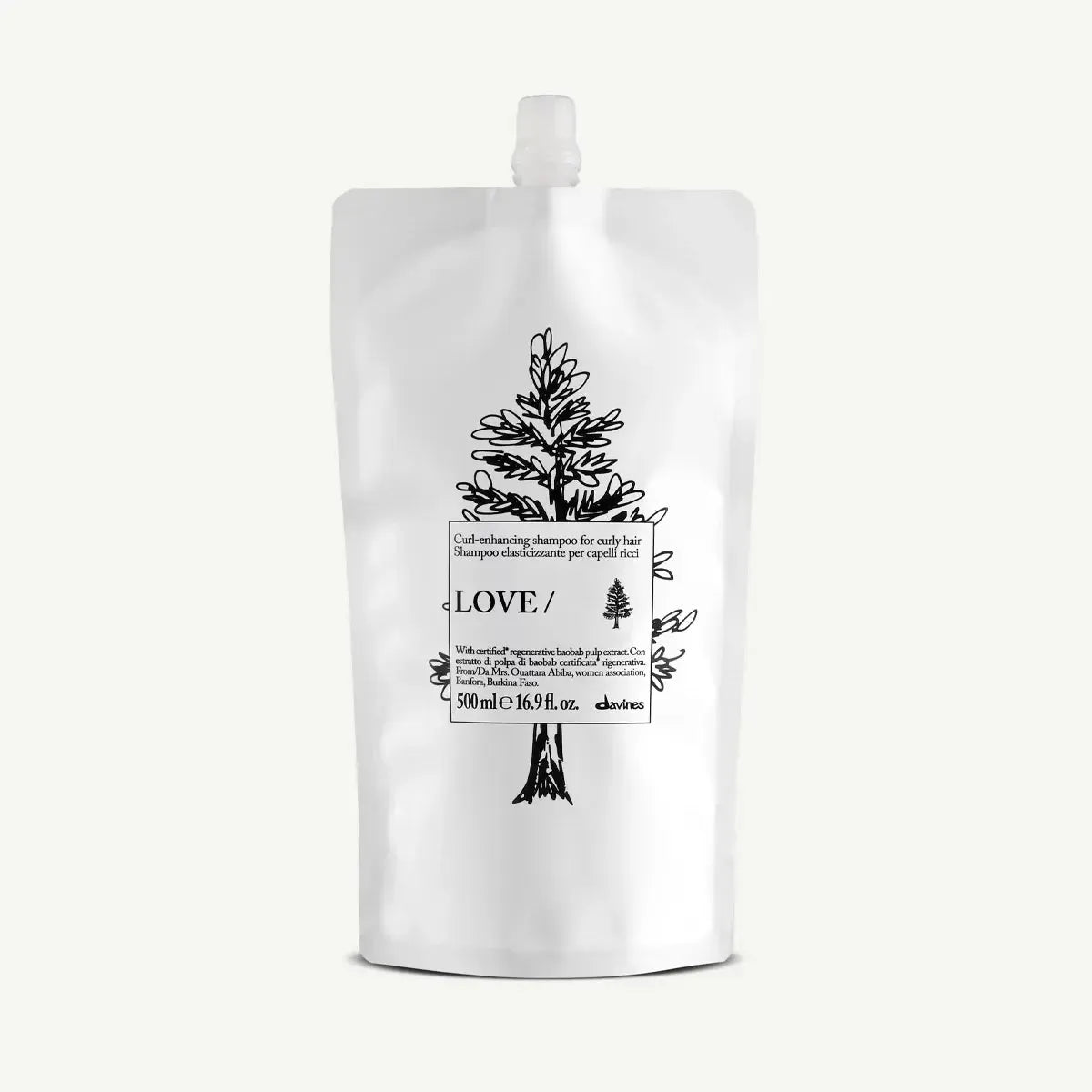 Davines Love Curl Refill Sjampó 500ml