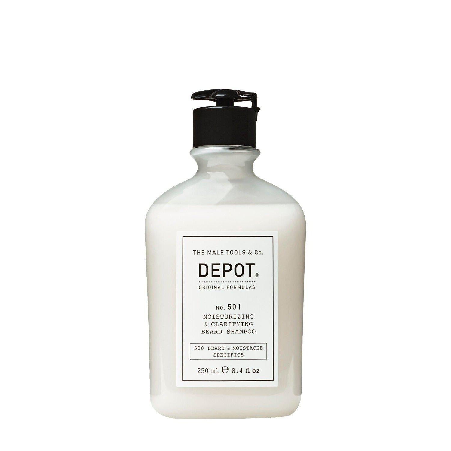Depot No.501 Moisturizing & Clarifying Beard Sjampó 250ml