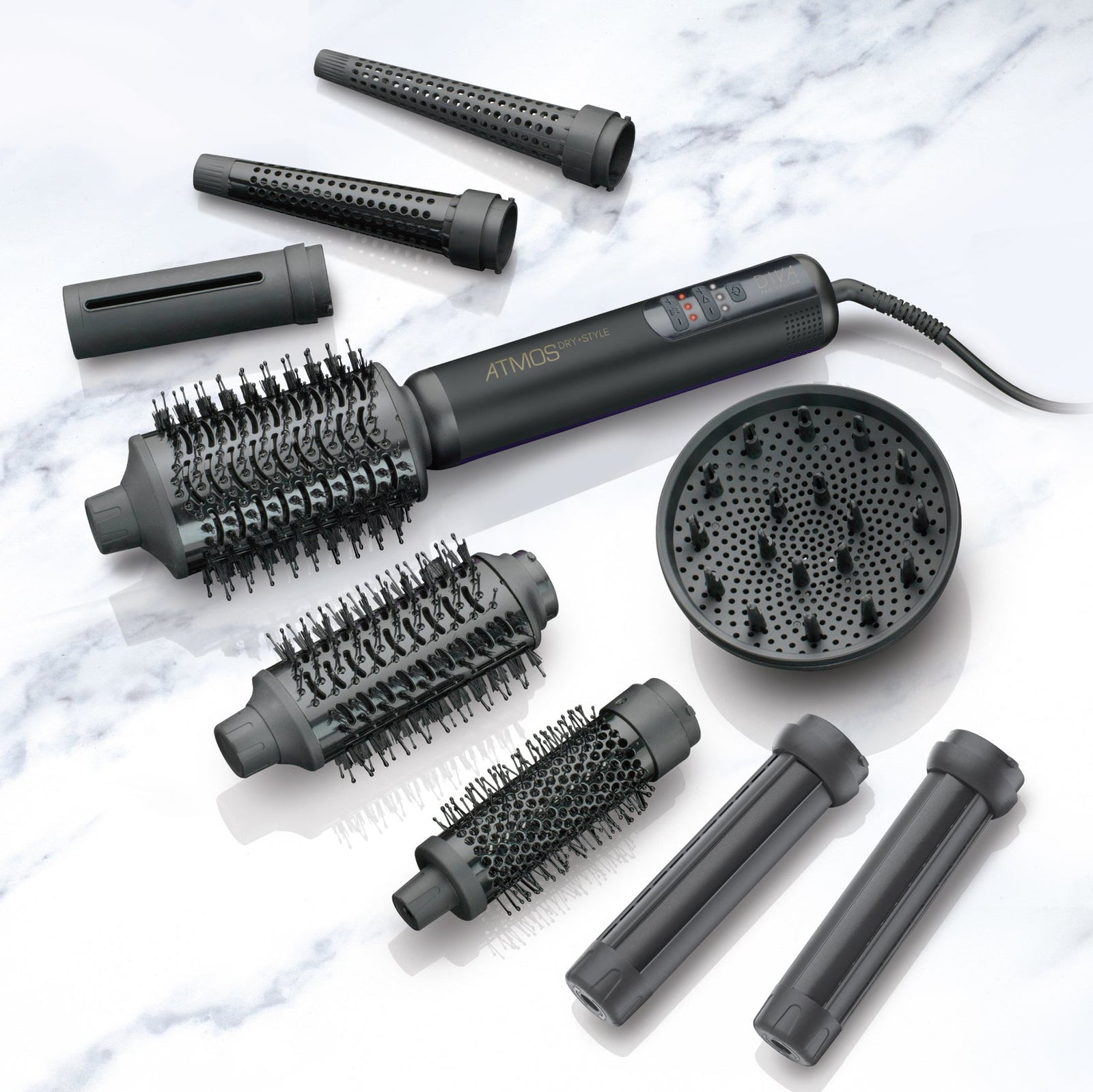 Diva Pro Atmos Dry And Style Auto Air Curl