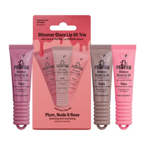 Dr PawPaw Glimmer Glaze Lip Oil Trio