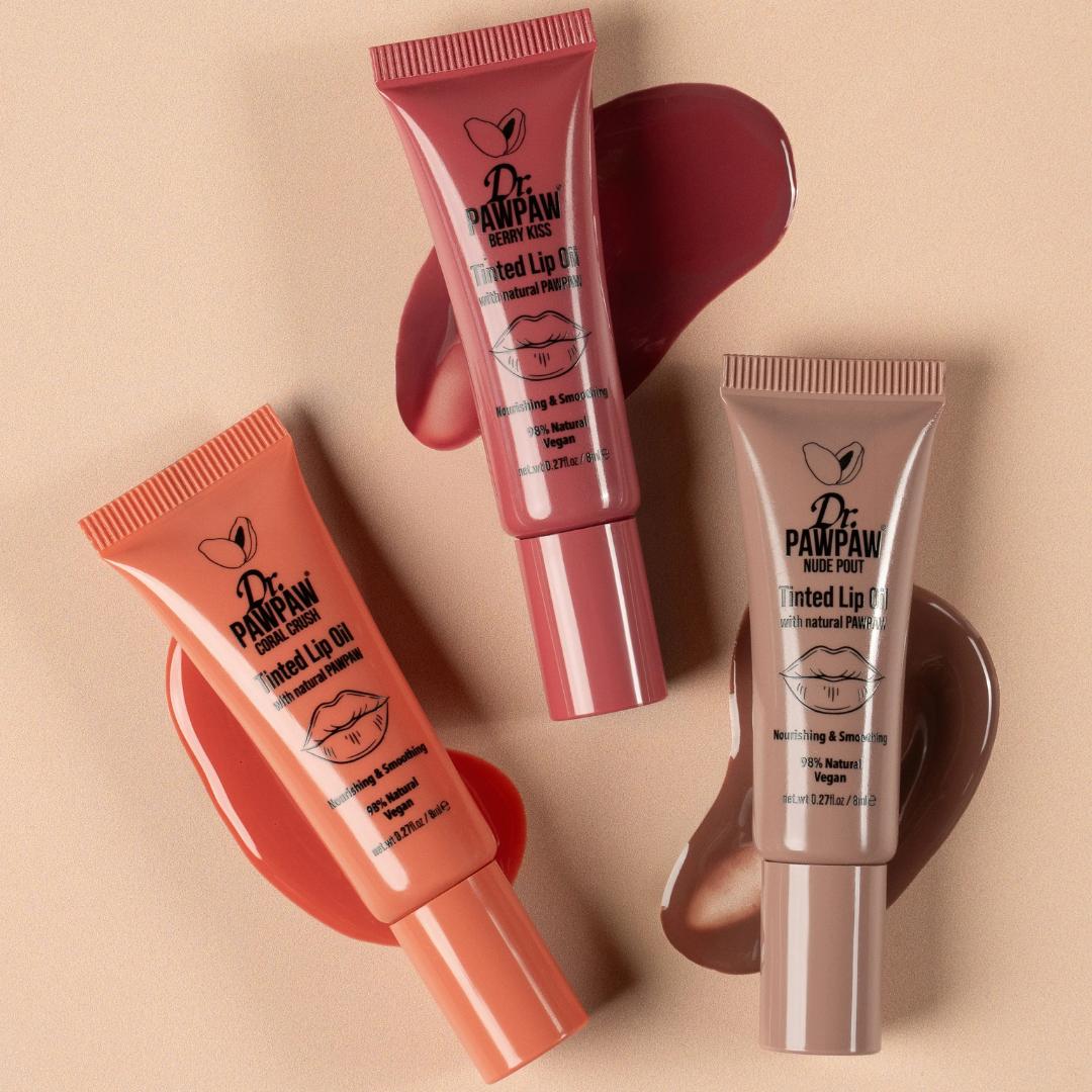 Dr PawPaw Tinted Lip Oil Trio