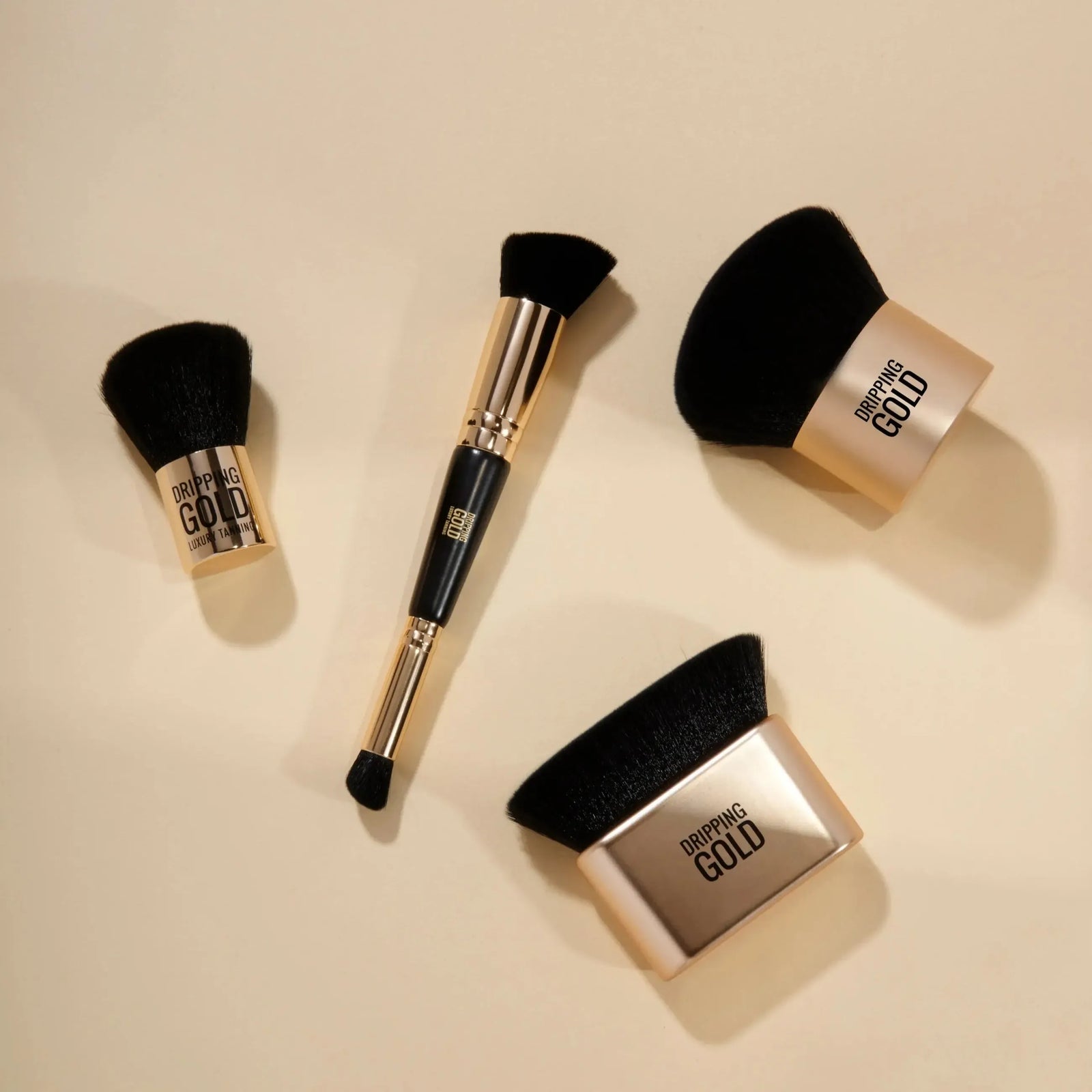 Dripping Gold Define & Sculpt Dual Ended Kabuki Brush