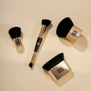 Dripping Gold Define & Sculpt Dual Ended Kabuki Brush