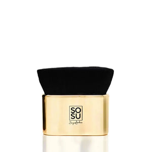 Dripping Gold Flat Kabuki Brush