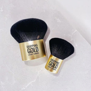 Dripping Gold Kabuki Brush