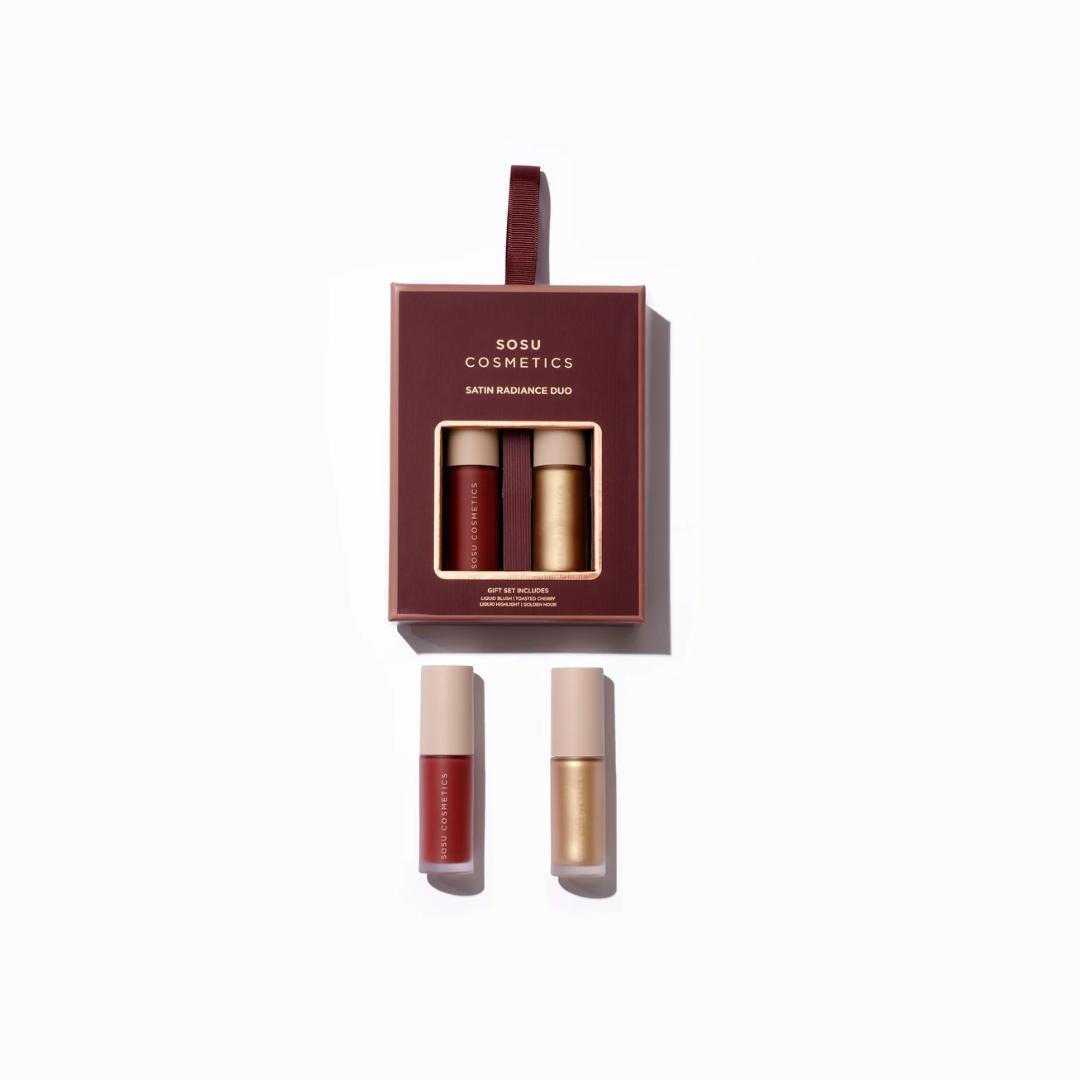Dripping Gold Satin Radiance Duo Gjafasett